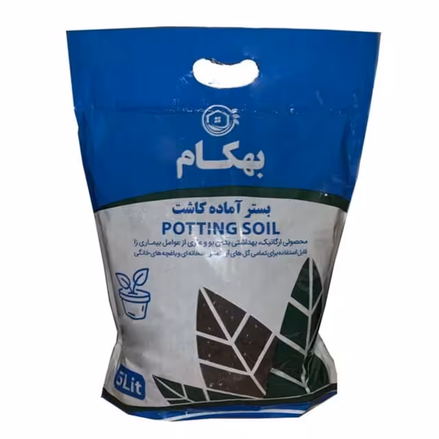 خاک آماده کشت بهکام (5 لیتری)/بستر آماده کشت/قیمت مناسب+خرید