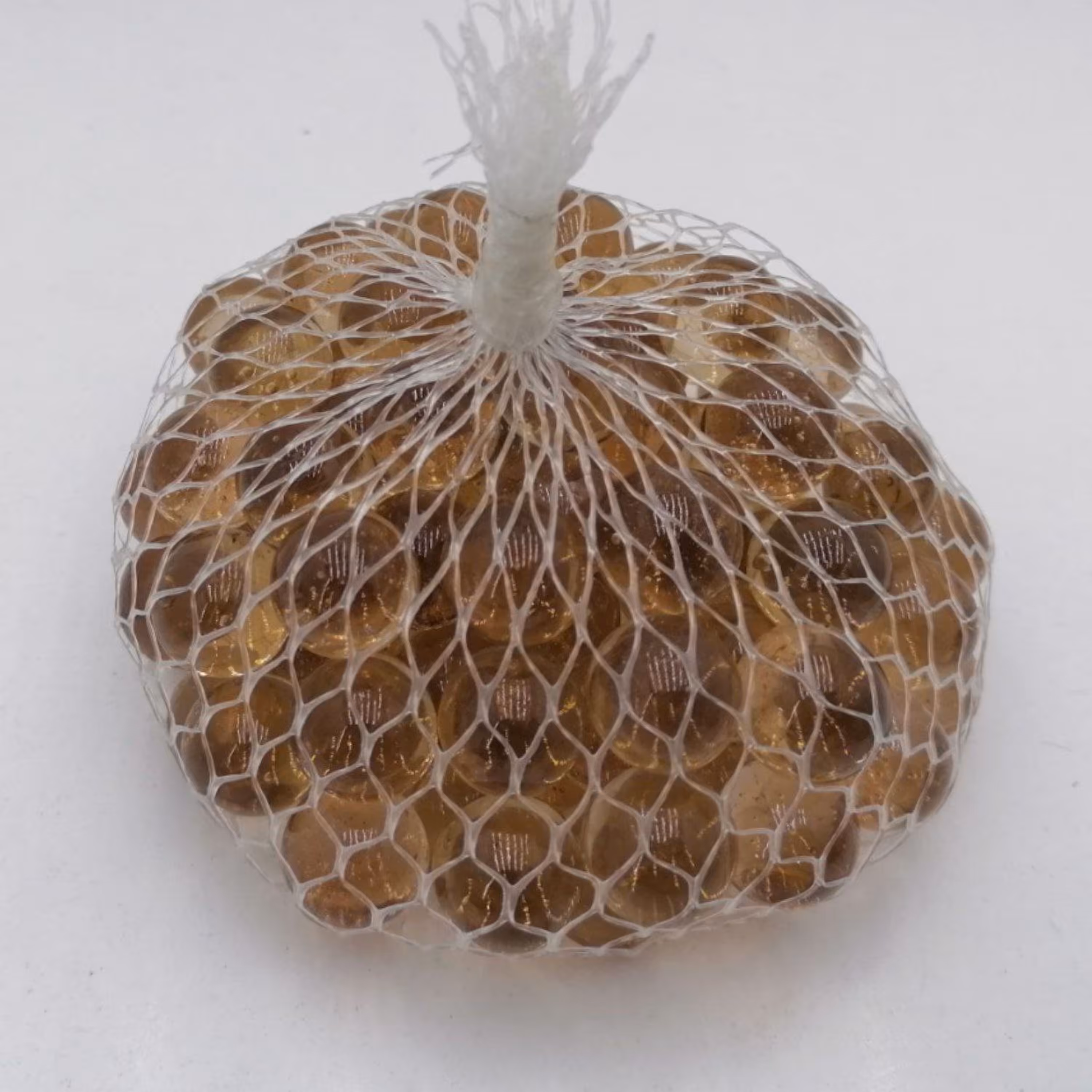 تیله ساده عسلی متوسط(بسته 100عددی)