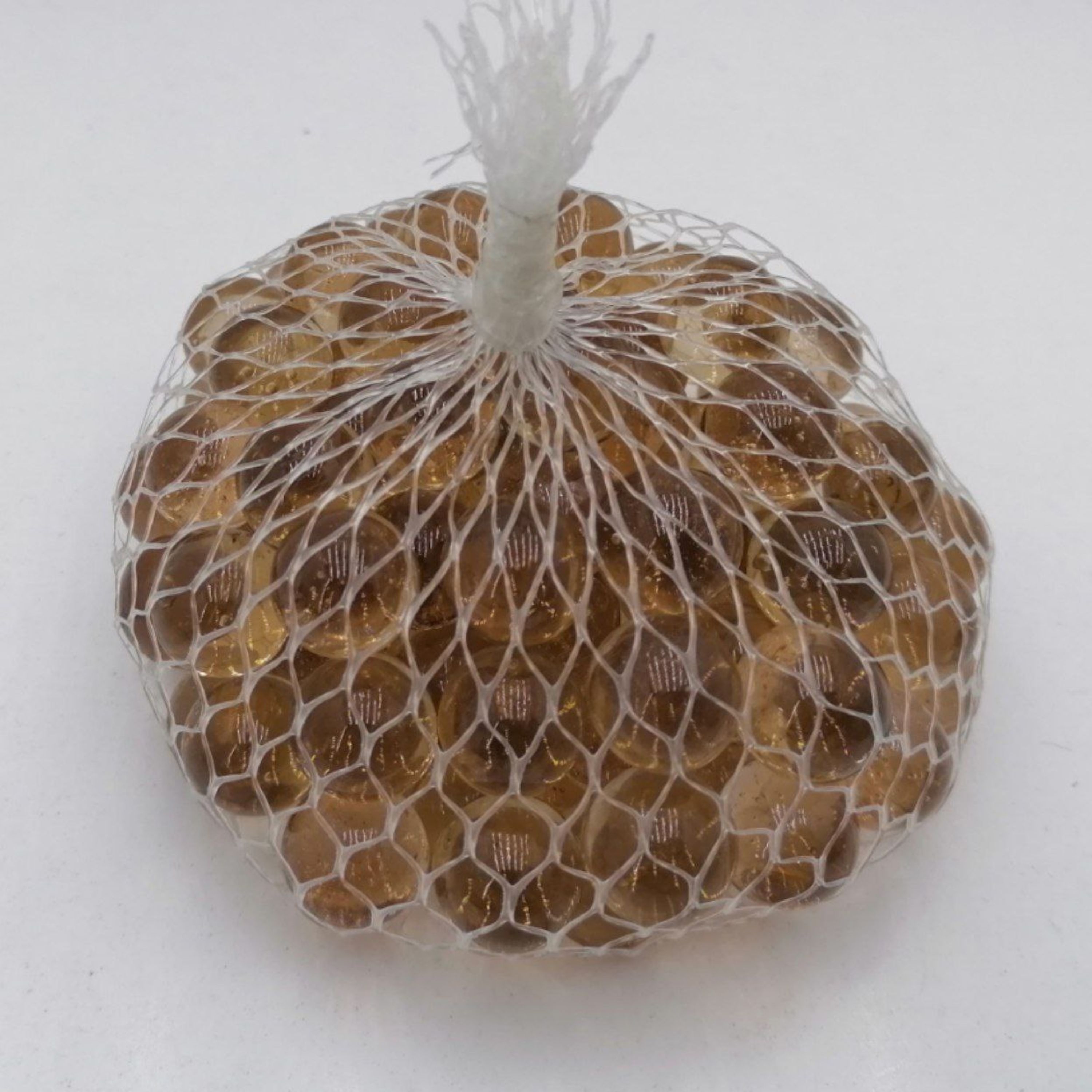 تیله ساده عسلی متوسط(بسته 100عددی)