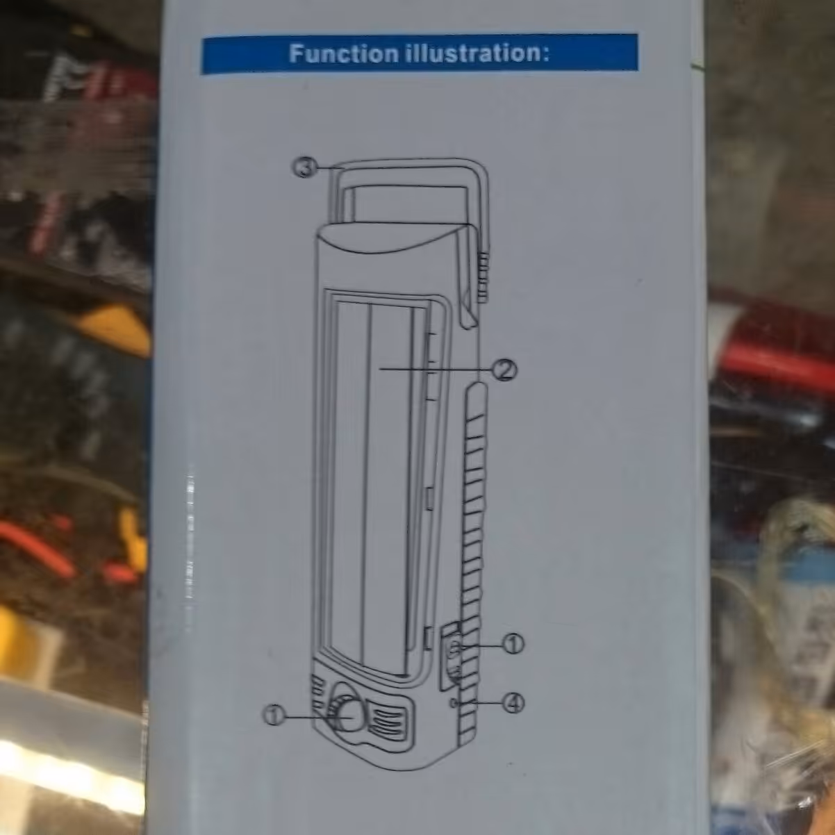 چراغ اضطراری کیفیت عالی_ولوم دار(دیمر دار)