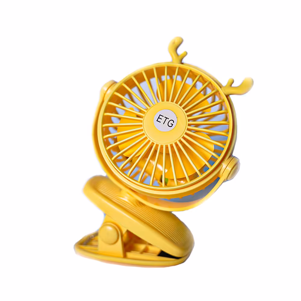 پنکه شارژی رومیزی گیره ای