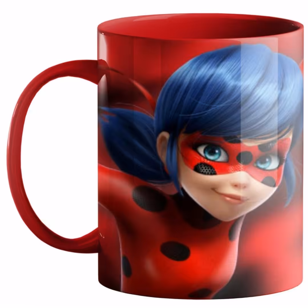 ماگ طرح دختر کفشدوزکی کد201