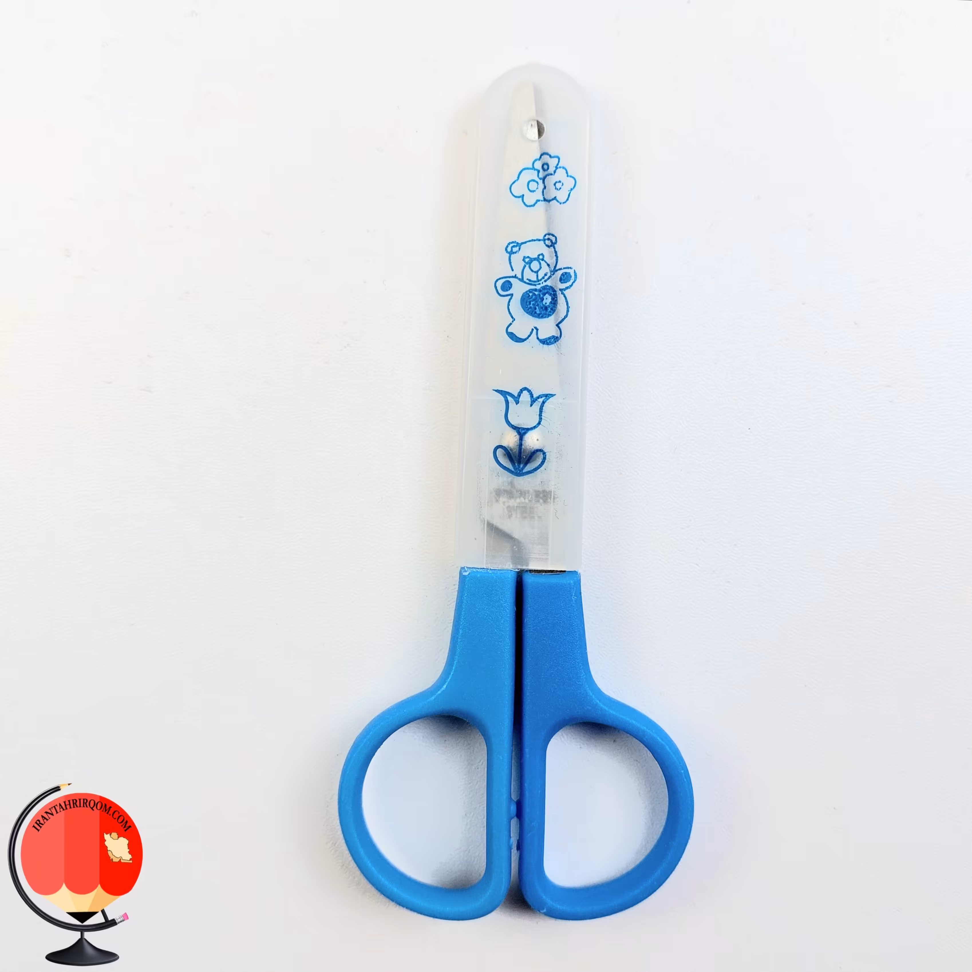 قیچی کوچک غلاف دار آبی کد 29106