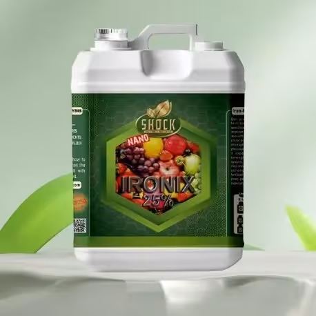 کود آهن مایع EDTA بیست و پنج درصد 5 لیتری آمریکایی (پس کرایه)