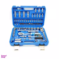 مجموعه 94 عددی آچار بکس و سری بکس باس مدل BS_94PCS