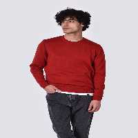 بافت یقه گرد ساده