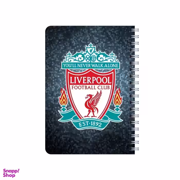 دفترچه یادداشت 80 برگ بامبیلیپ مدل چوبی طرح لوگو تیم لیورپول کد 8621700