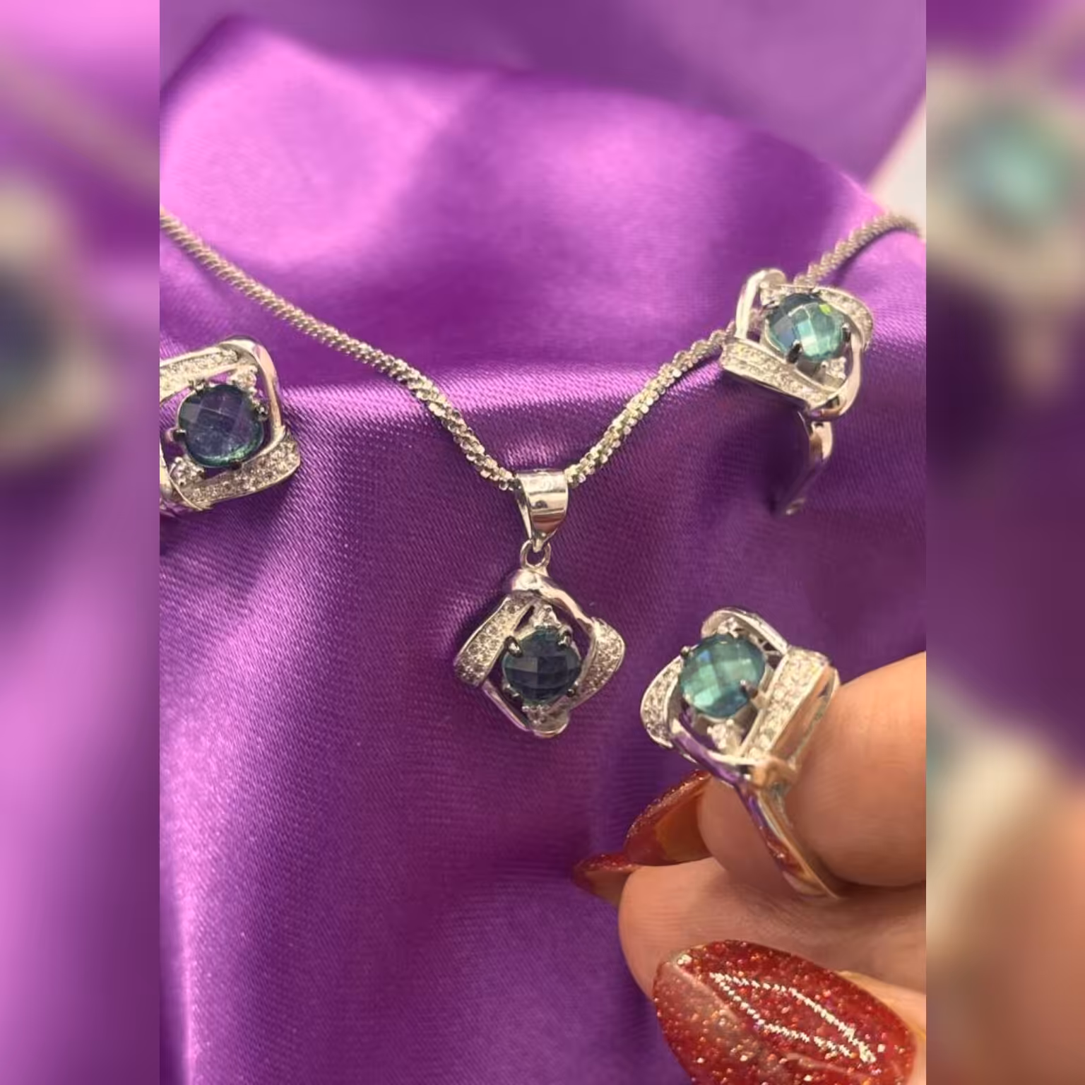 سرویس نقره زمرد 01