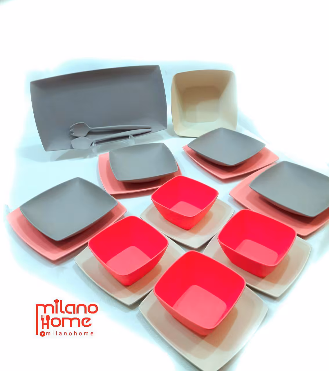 سرویس غذا خوری 4 نفره بامبو مدل میلانو milano 506