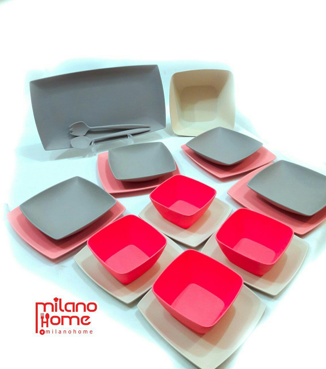 سرویس غذا خوری 4 نفره بامبو مدل میلانو milano 506