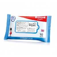 دستمال مرطوب 10 عددی (75 درصد الکل) بیبی سیل Babisil Alcohol Wipes
