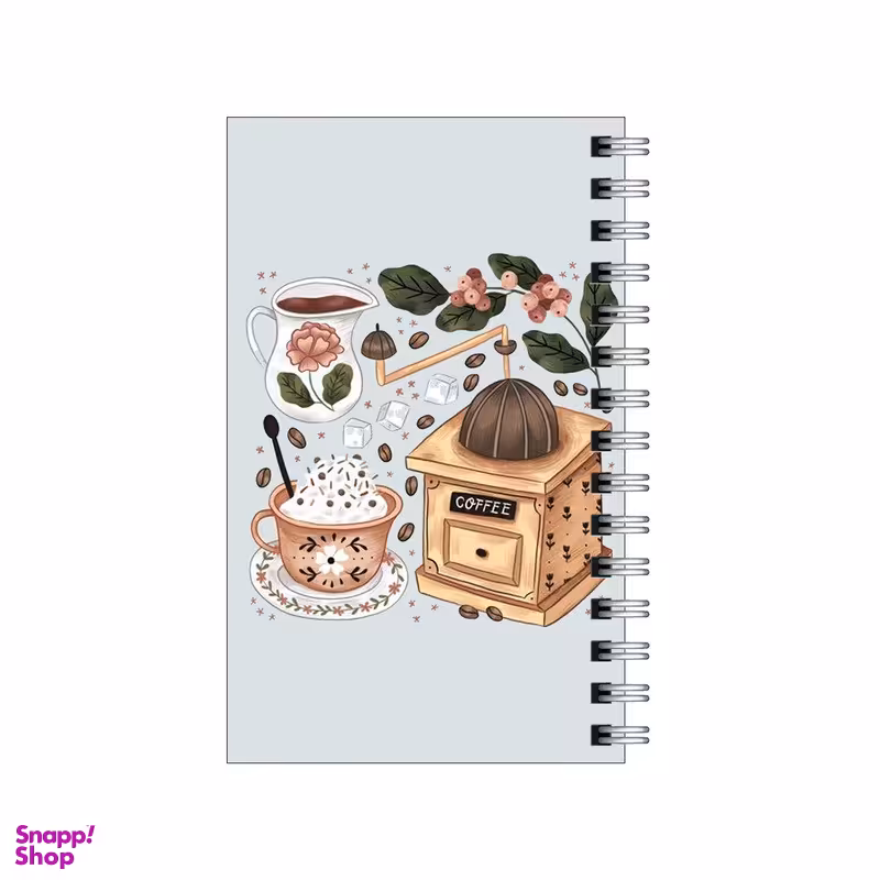 دفترچه یادداشت مدل to do list طرح قهوه ساب و فنجان کد 2071659