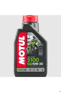 روغن و مکمل موتور 5100 10W30 سیکلت 1 لیتر Motul