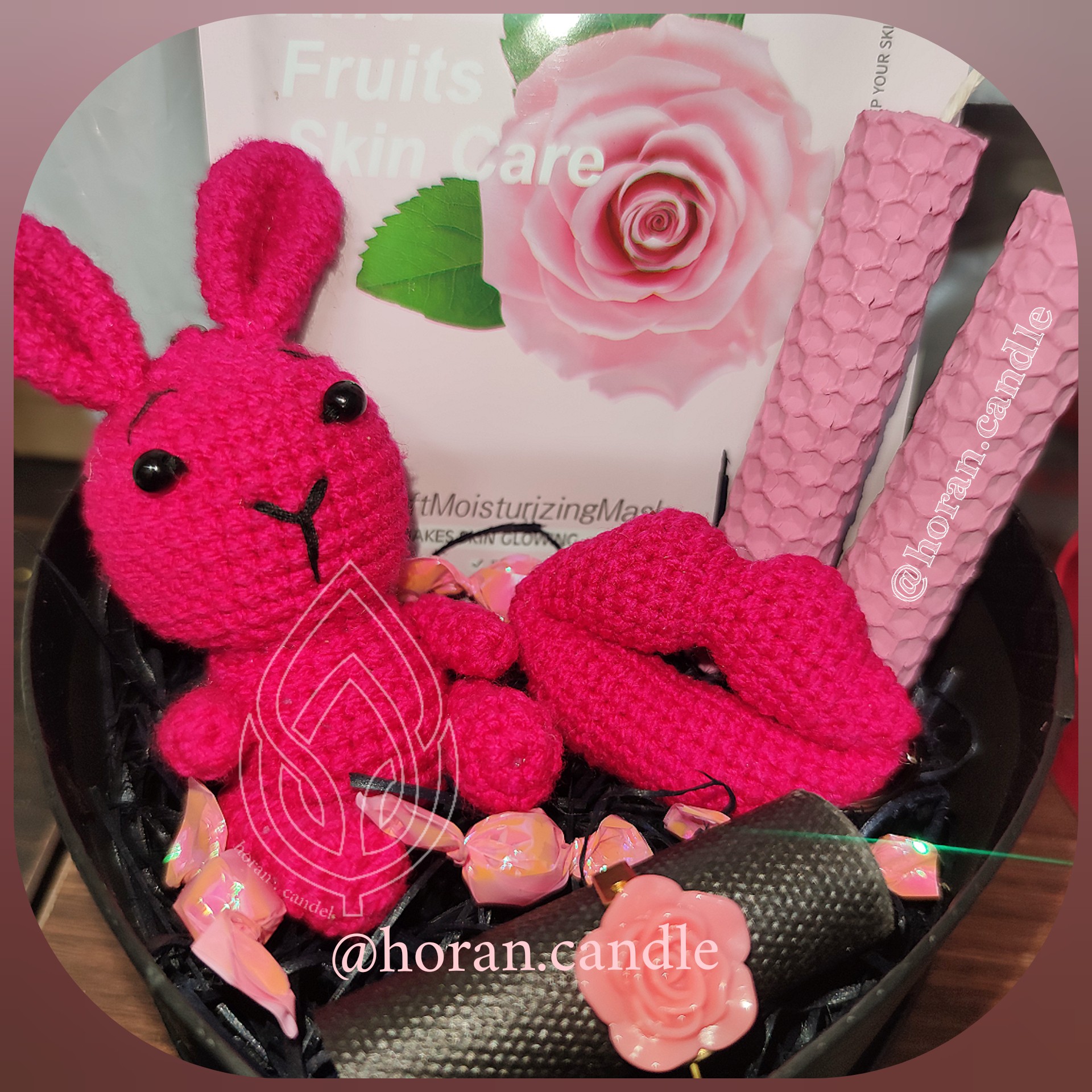 فروش ویژه پک ولنتاین هدیه ولنتاین کادو ارزان کادو خاص کادو لاکچری جعبه کادویی پک صورتی باکس هدیه