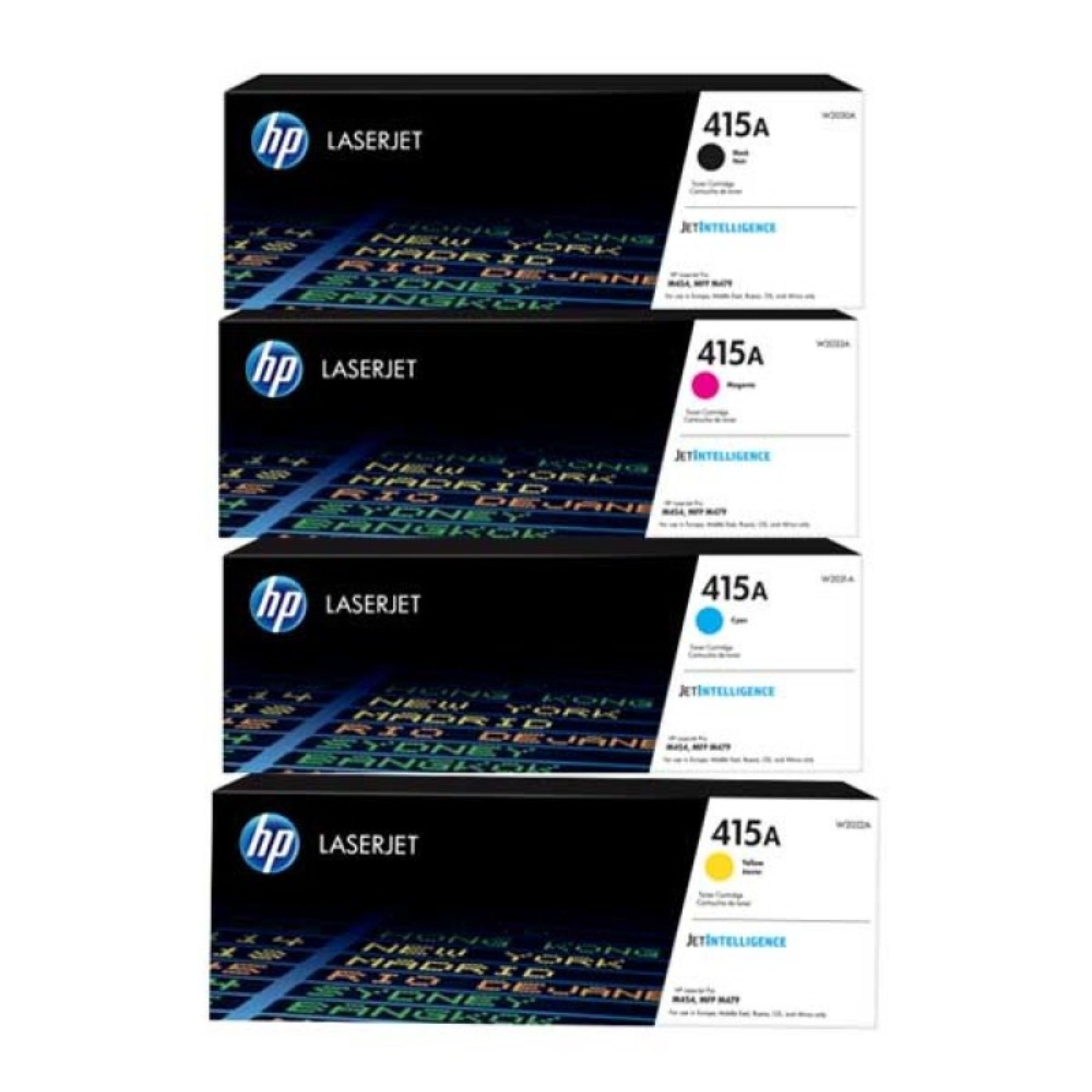 ست 4 رنگ کارتریج تونر لیزری رنگی HP 415A(با ضمانت و گارانتی)