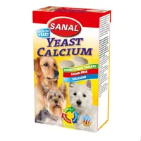 تشویقی سگ سانال مدل Yeast-Calcium وزن 100 گرم