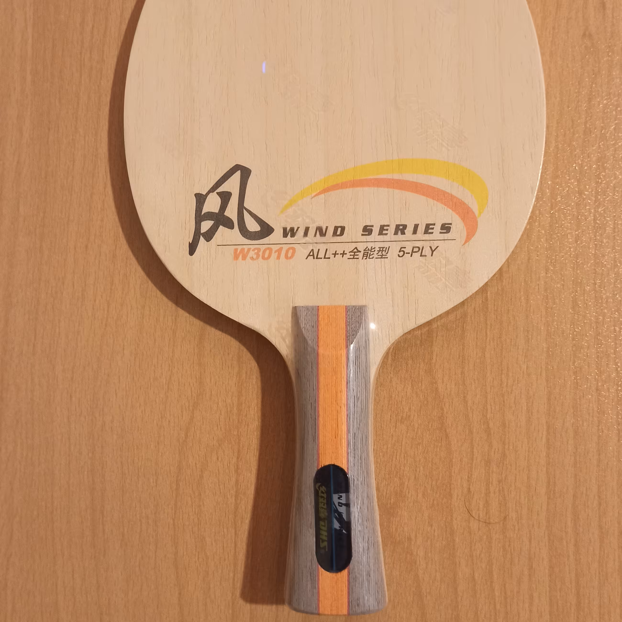 چوب پینگ پنگ بدون کربن DHS W3010 پنج لایه چوب ALL
