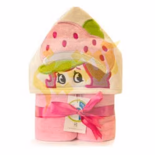 حوله شنلی بچه گانه پودایران طرح توت فرنگی