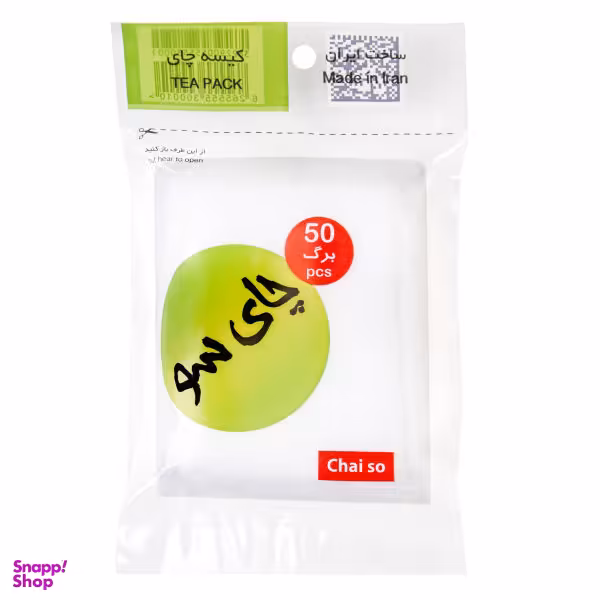 فیلتر چای چای سو کد M01 بسته 50 عددی