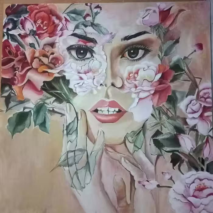 تابلو نقاشی مفهومی (پس کرایه)