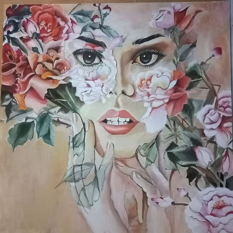 تابلو نقاشی مفهومی (پس کرایه)