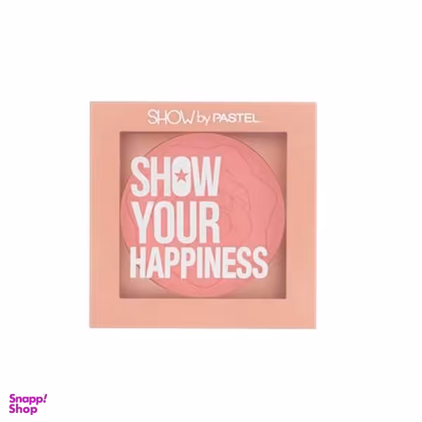 رژگونه پاستل مدل Happiness شماره 201 وزن 4 گرم