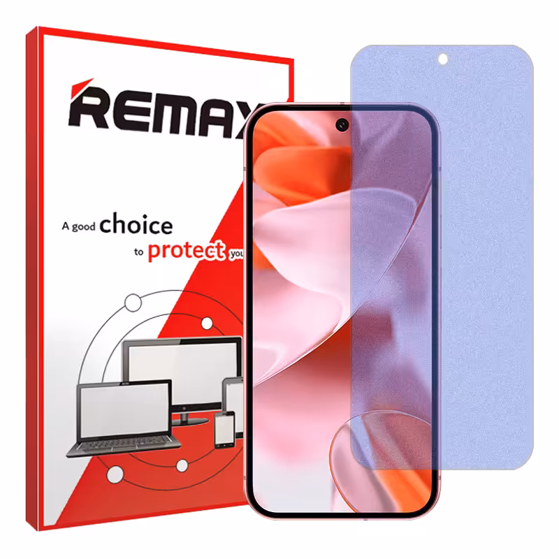 گلس گوگل Pixel 9 مدل مات آنتی بلو برند ریمکس کد S