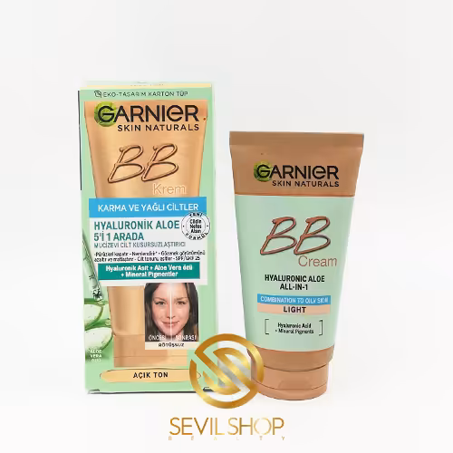 قیمت خرید بی بی کرم گارنیر اصل[رنگ روشن]پوست چرب-50 میل