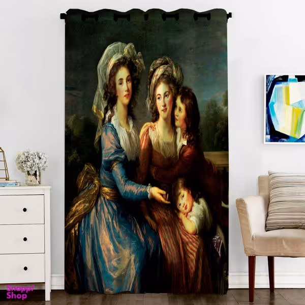 پرده مدل C6-50701 سایز 270x140 سانتی‌متر