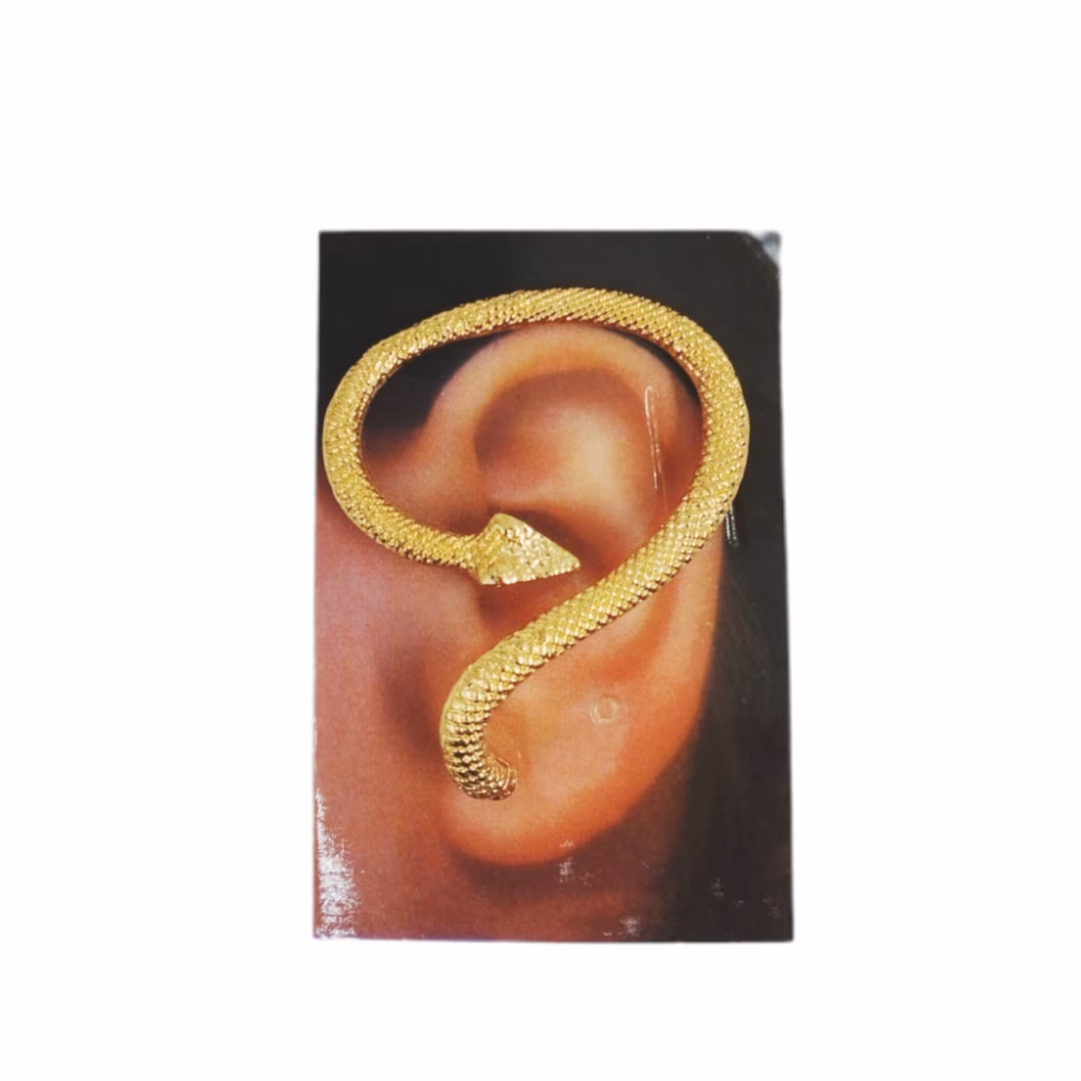 گوشواره لاله گوش طرح مار مار بسیار شیک و زیبا 