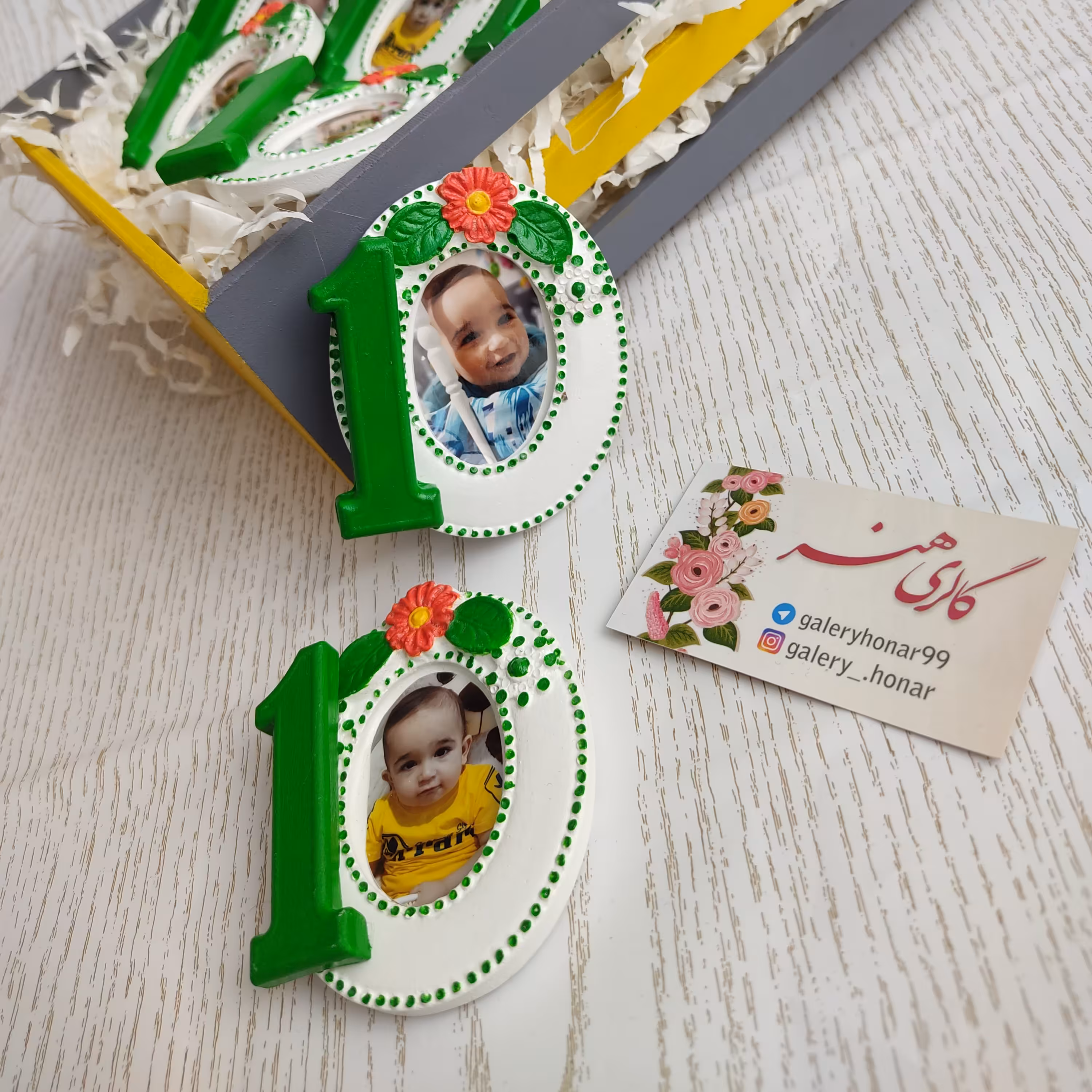 گیفت تولد یکسالگی همراه با عکس کوچولوهاتون 