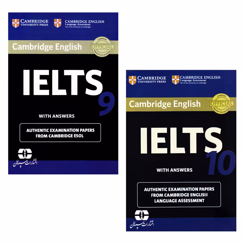 کتاب Cambridge English IELTS اثر جمعی از نویسندگان انتشارات سپاهان جلد 9 و 10