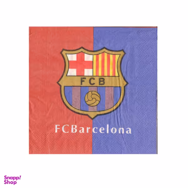 دستمال کاغذی یکبار مصرف مدل بارسلونا بسته 20 تایی