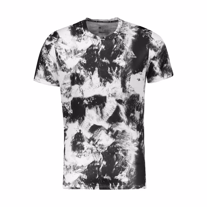 تیشرت ورزشی مردانه آدیداس مدل Tech-2202 چریکی سفید