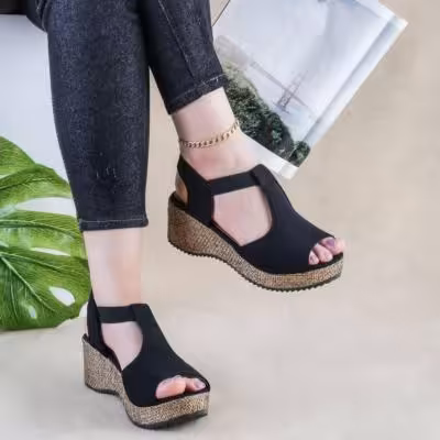 صندل زنانه مدل لژ دار غواصی سبک و طبی