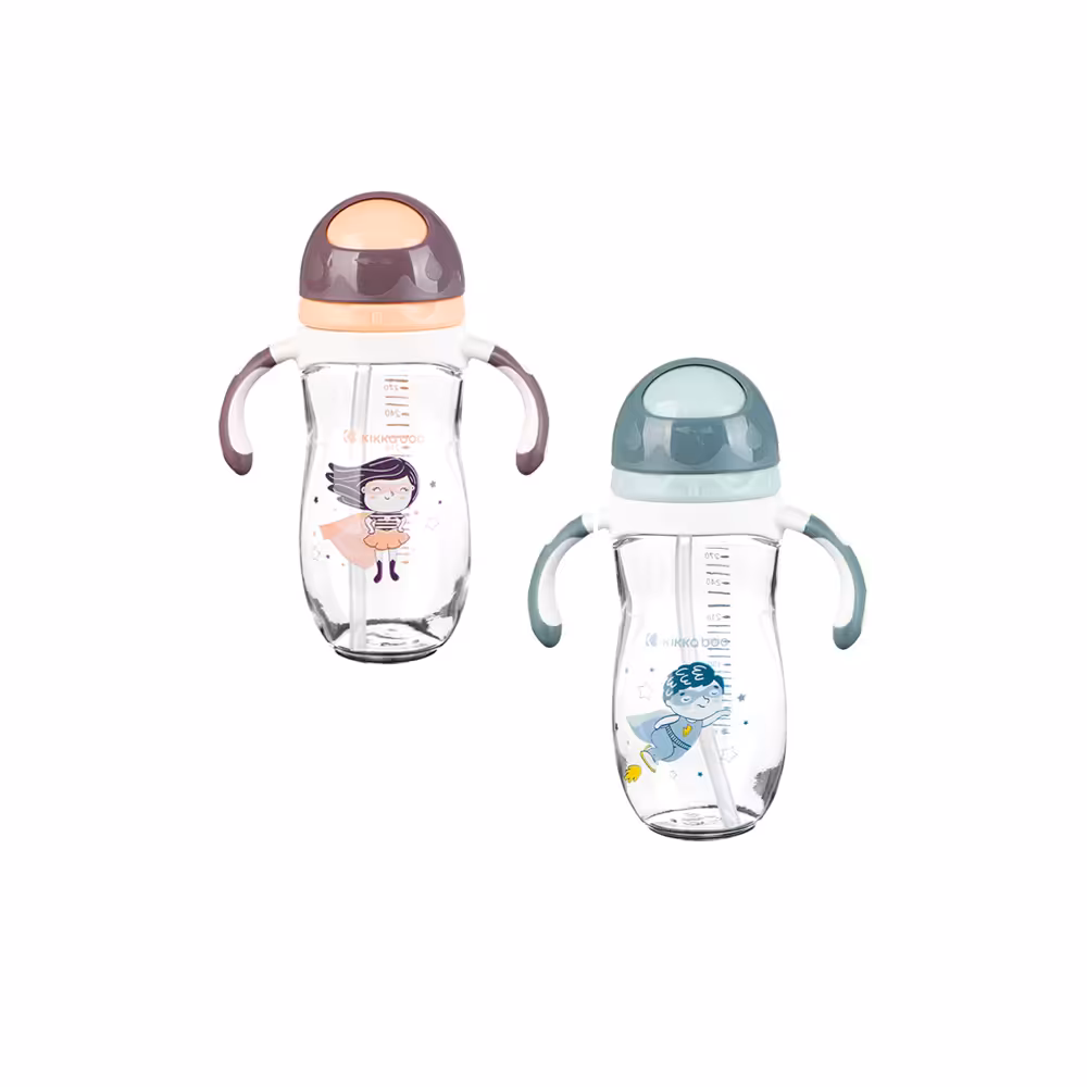 لیوان نی دار 300 میلی لیتر  12 ماه کیکابو Kikkaboo