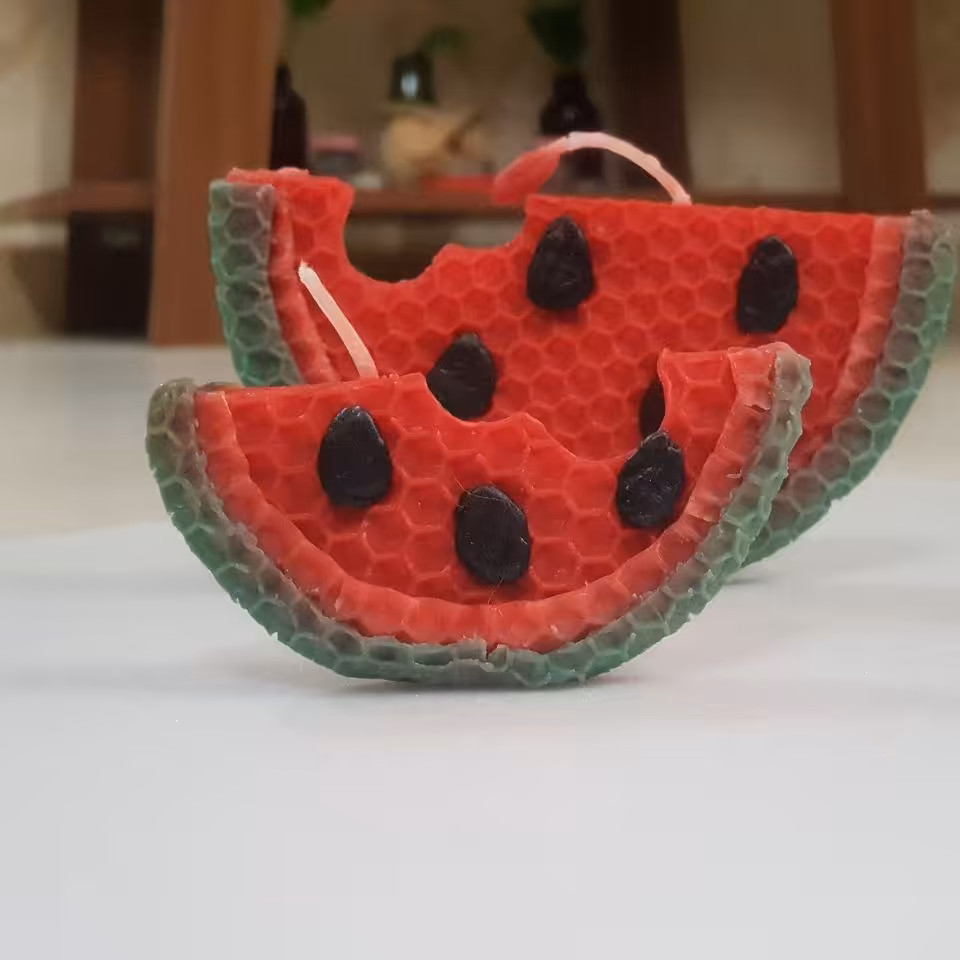 شمع هندوانه (یک جفت)