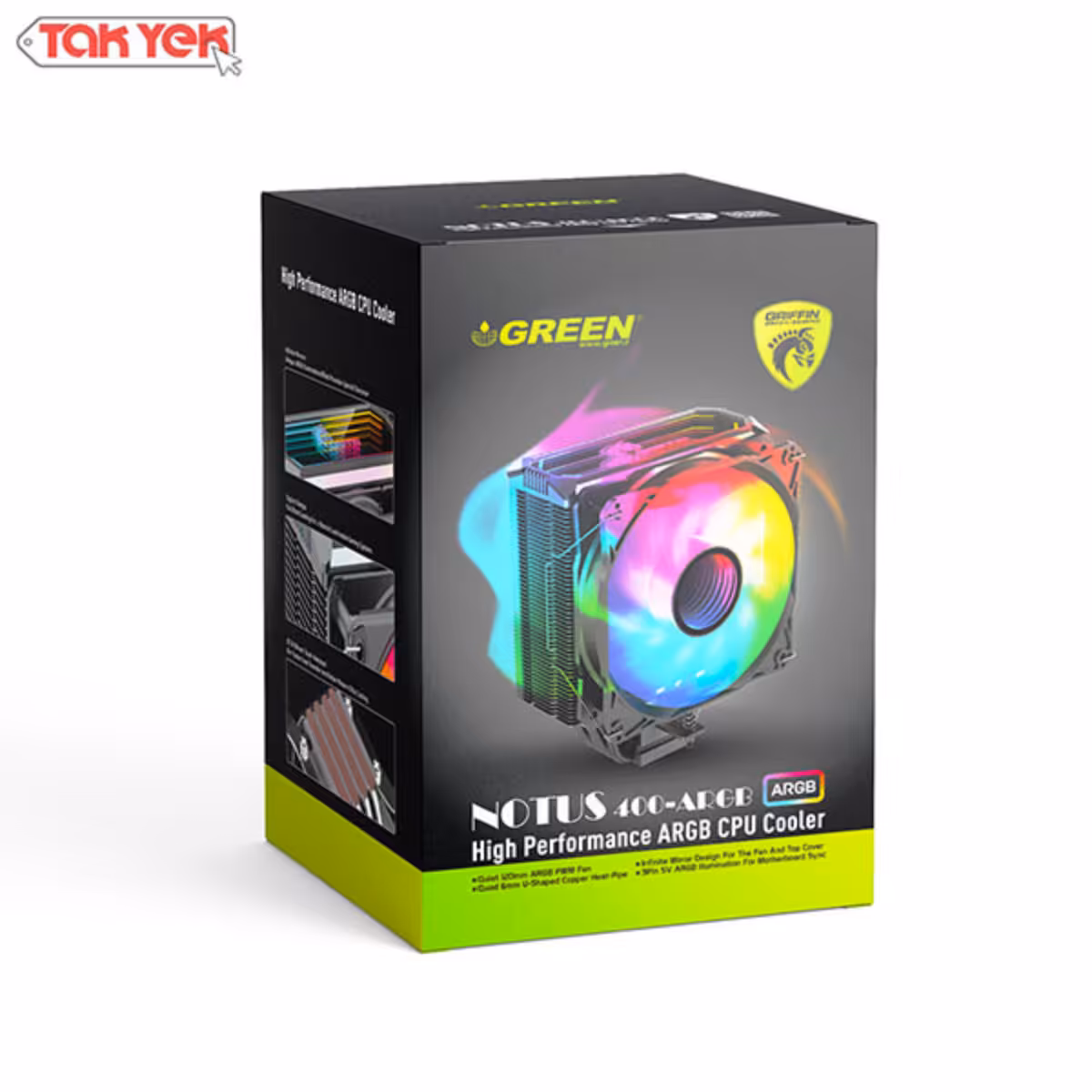 فن سی پی یو گرین GREEN NOTUS 400 ARGB
