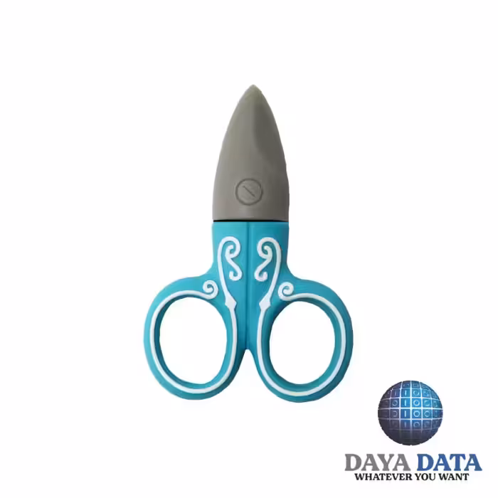 فلش مموری فانتزی  دایا دیتا  طرح قیچی  مدلPF1067-7 ظرفیت 128GB-USB2