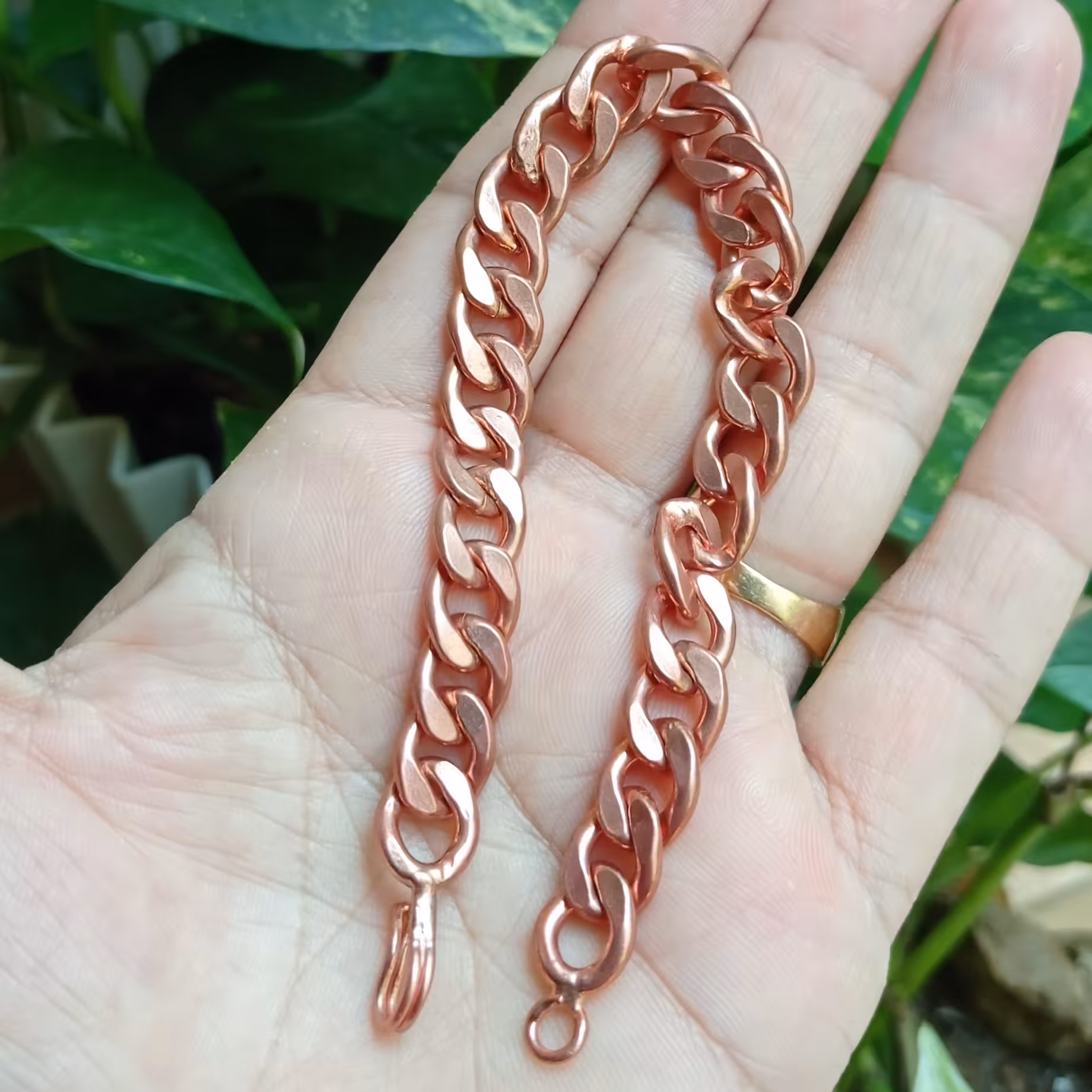 دستبند مسی زمرد