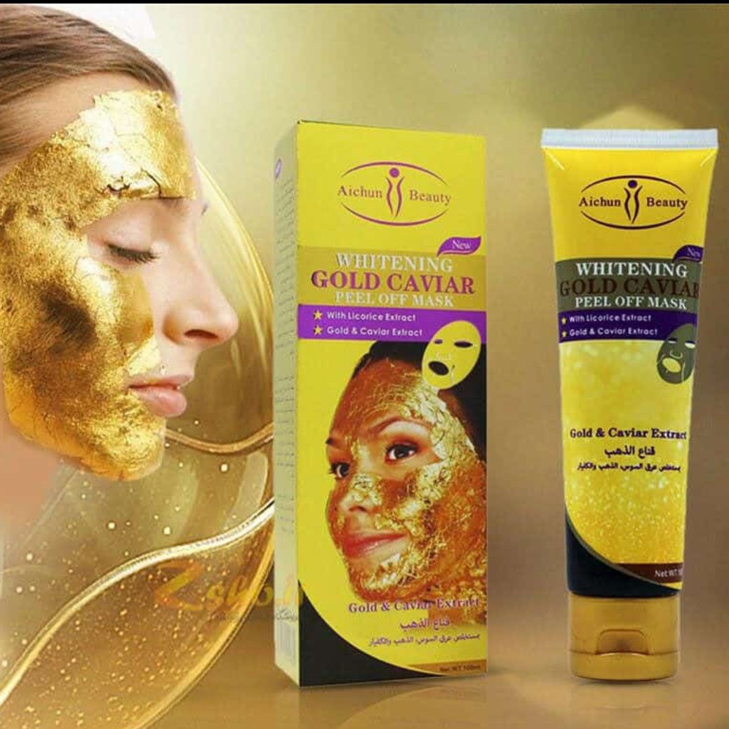 ماسک تیوپی طلا خاویار آبرسان و ضد چروک پوست صورت