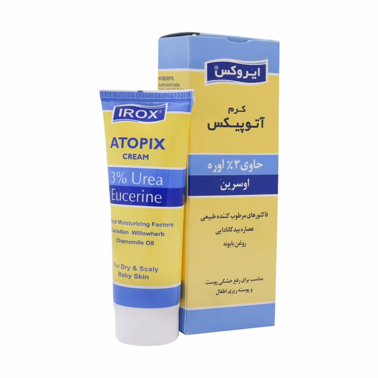 کرم آتوپیکس ایروکس مناسب پوست خشک حجم 75 گرم