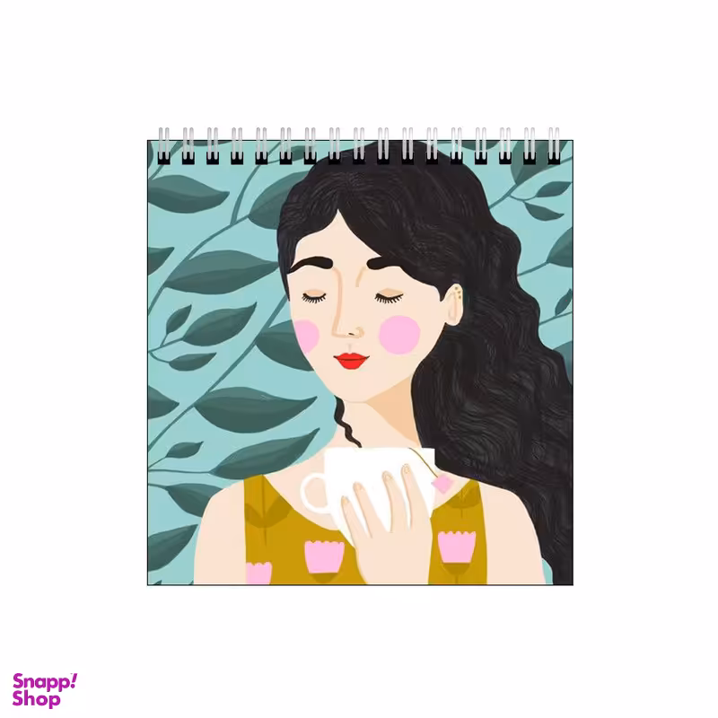 دفتر طراحی طرح دختر و برگ و باد کد 8086808