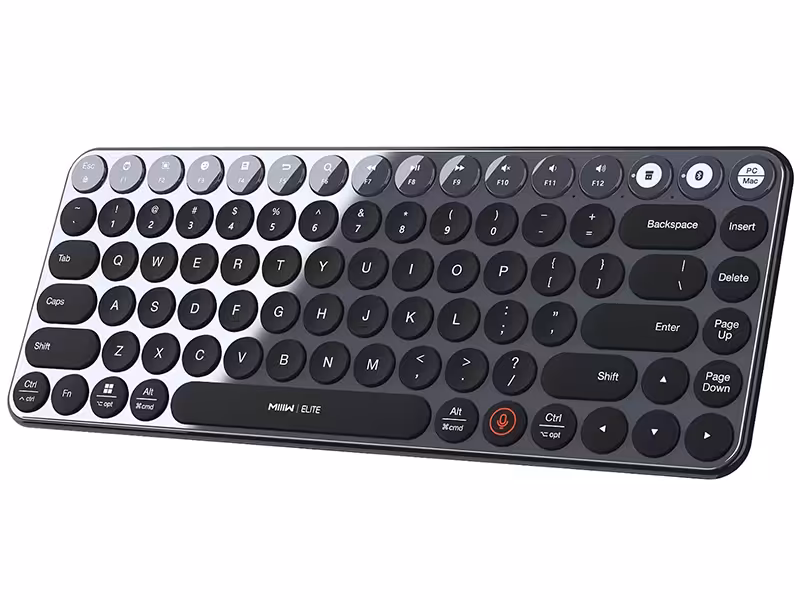 کیبورد بی سیم شیائومی به همراه ورودی صوتی هوشمند Xiaomi MWXKT01 Smart Dual-Mode Wireless Connection Bluetooth Elite Keyboard Intelligent Voice Input