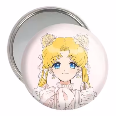 آینه جیبی خندالو مدل اوساگی تسوکینو انیمه سیلور مون Sailor Moon کد 17452