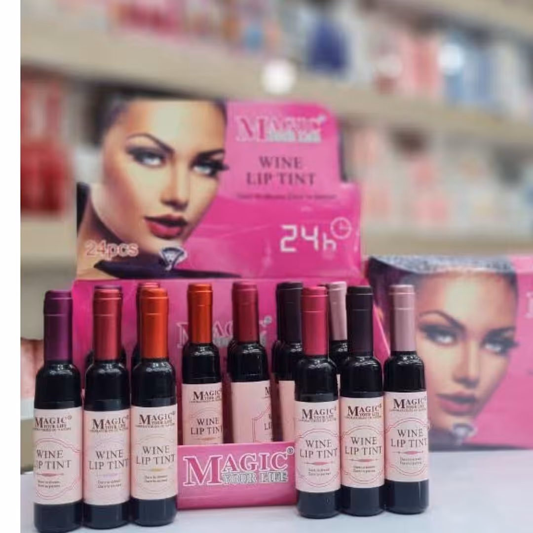 تینت لب شامپاین ،رنگ بندی عالی،6عددی