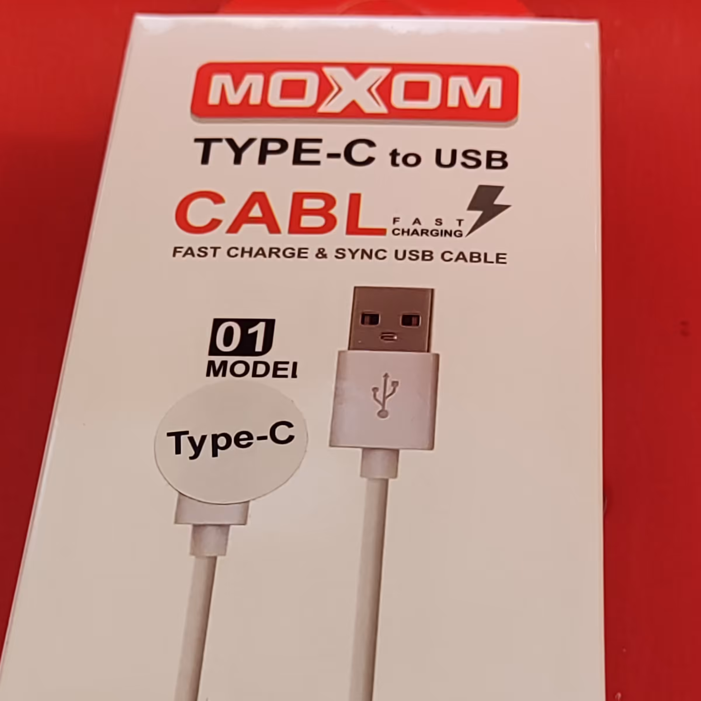 کابل شارژ تایپ سی MOXOM 