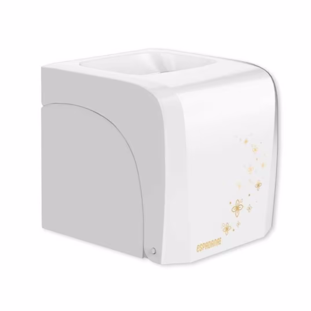 پایه رول دستمال اسپادانا مدل بنتی دکورال رنگ سفید طلا