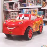 اسباب بازی ماشین مک کوئین درج قدرتی جعبه طلقی ابعاد 22در9 سانت 
