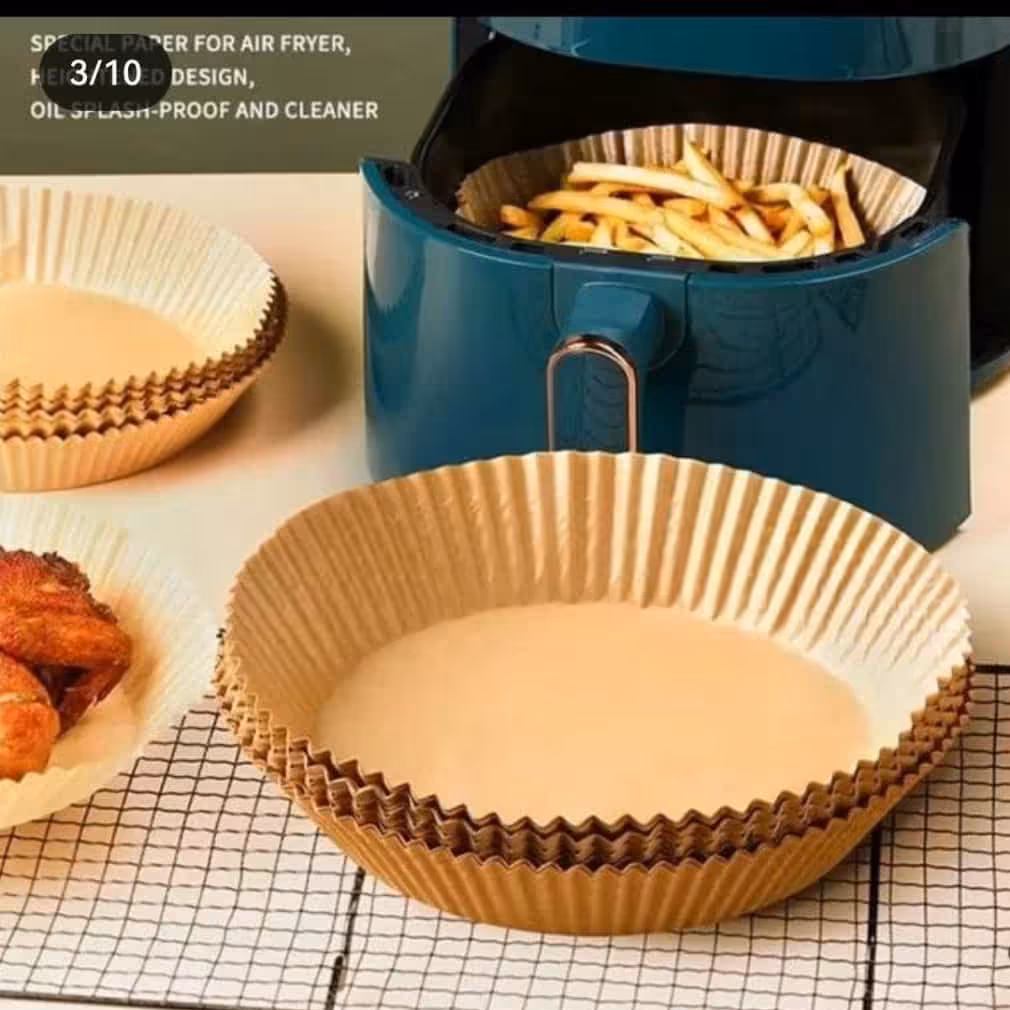 کاغذ سرخ کن انواع سرخ کن هفت لیتر به بالا پک 100 تایی طرح گرد کاغذ سرخ کن یکبار مصرف سایز بزرگ